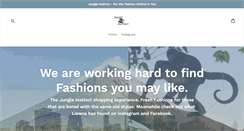 Desktop Screenshot of jungleinstinct.com